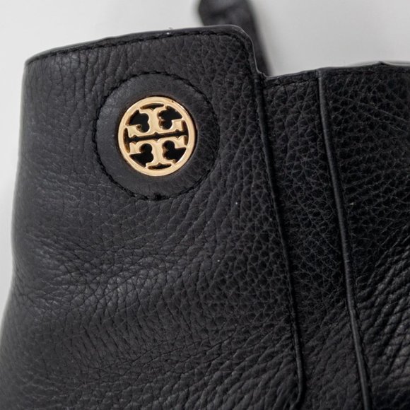 TORY BURCH Junction Leather Boots Black | 7.5 - Picture 7 of 14